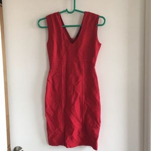 BCBG Red Bodycon Dress